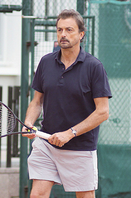 Henri Leconte después del reequilibrio alimenticio